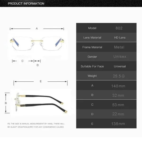 New Sapphire High Hardness Anti-blue Reading Glasses