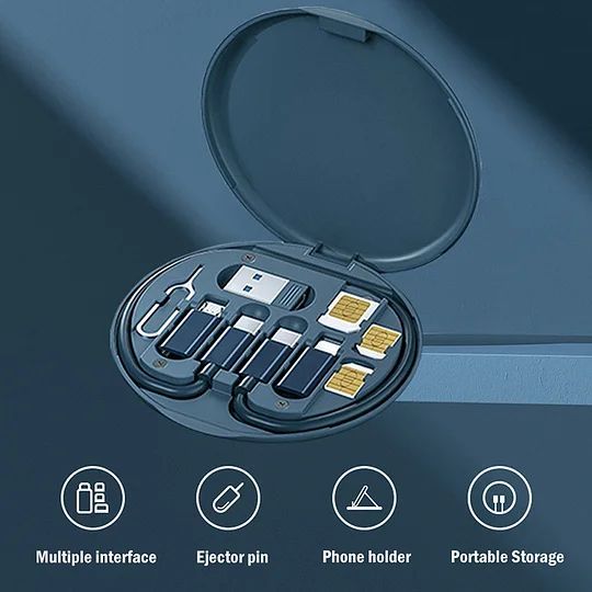 5-in-1 Data Cable Storage Box(buy 1 get 1 free)