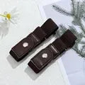 2pcs No Buckle Elastic Belt