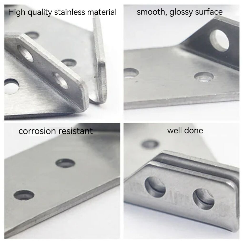Triangular support made of stainless steel(No screws)