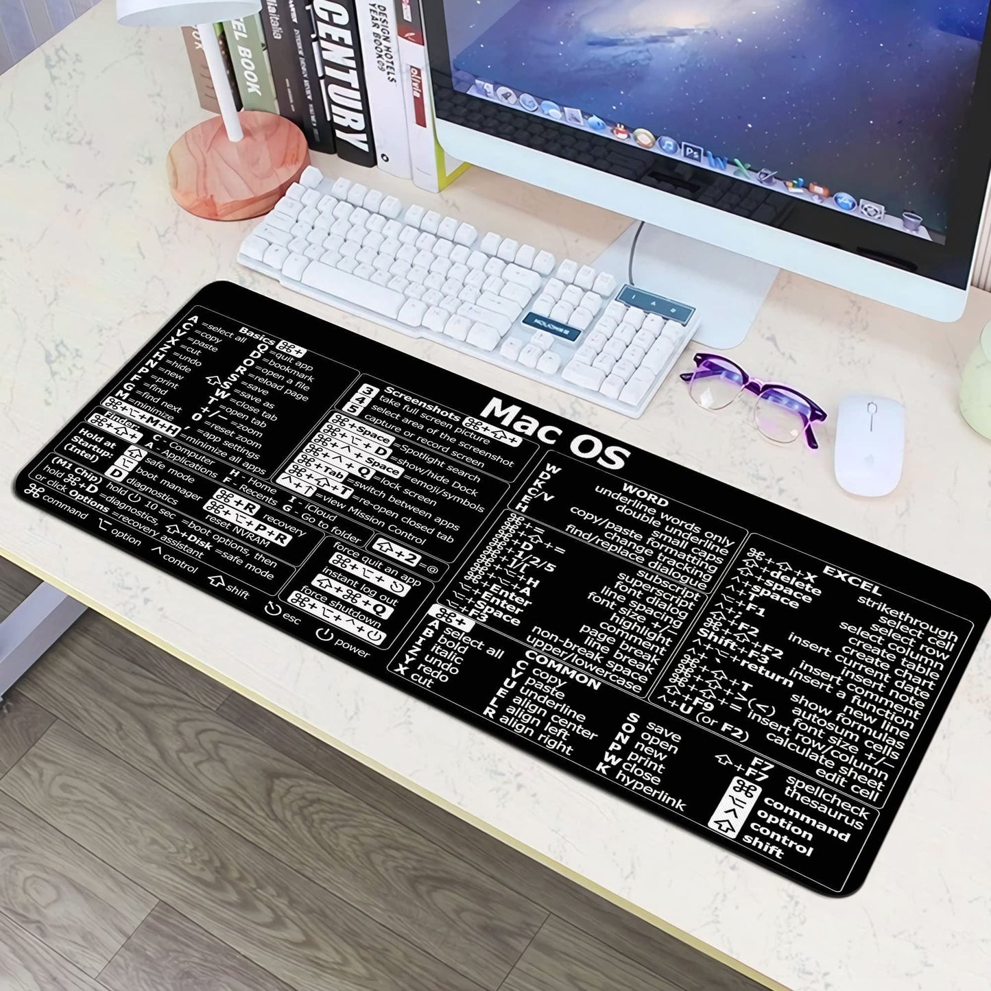 Quick Key Keyboard Mouse Pad