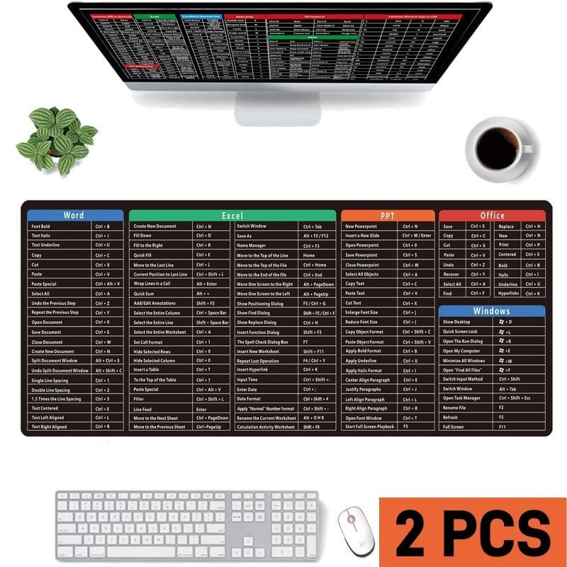 Quick Key Keyboard Mouse Pad