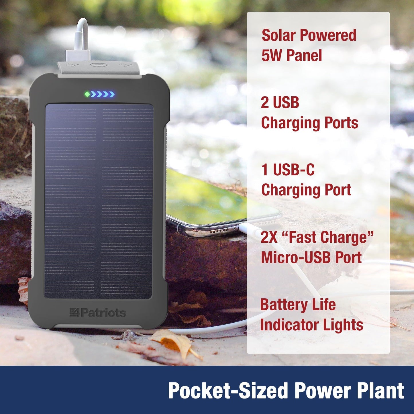 Portable Solar Power Bank
