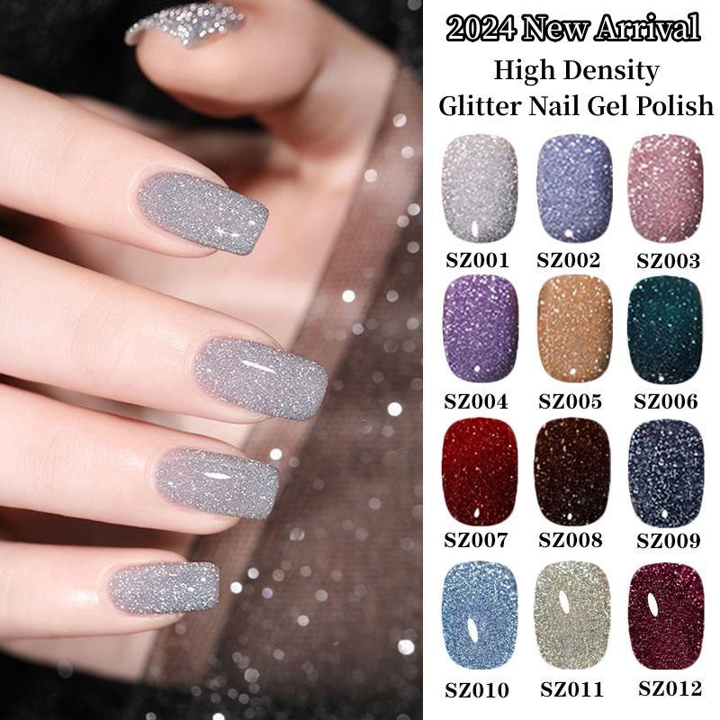 👍2025 New Arrival- 50% OFF💥High Density Glitter Nail Gel Polish