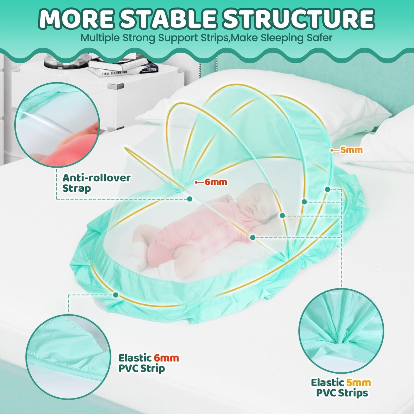 Folding Baby Mosquito Net | Limited Offer Upto 50% Off