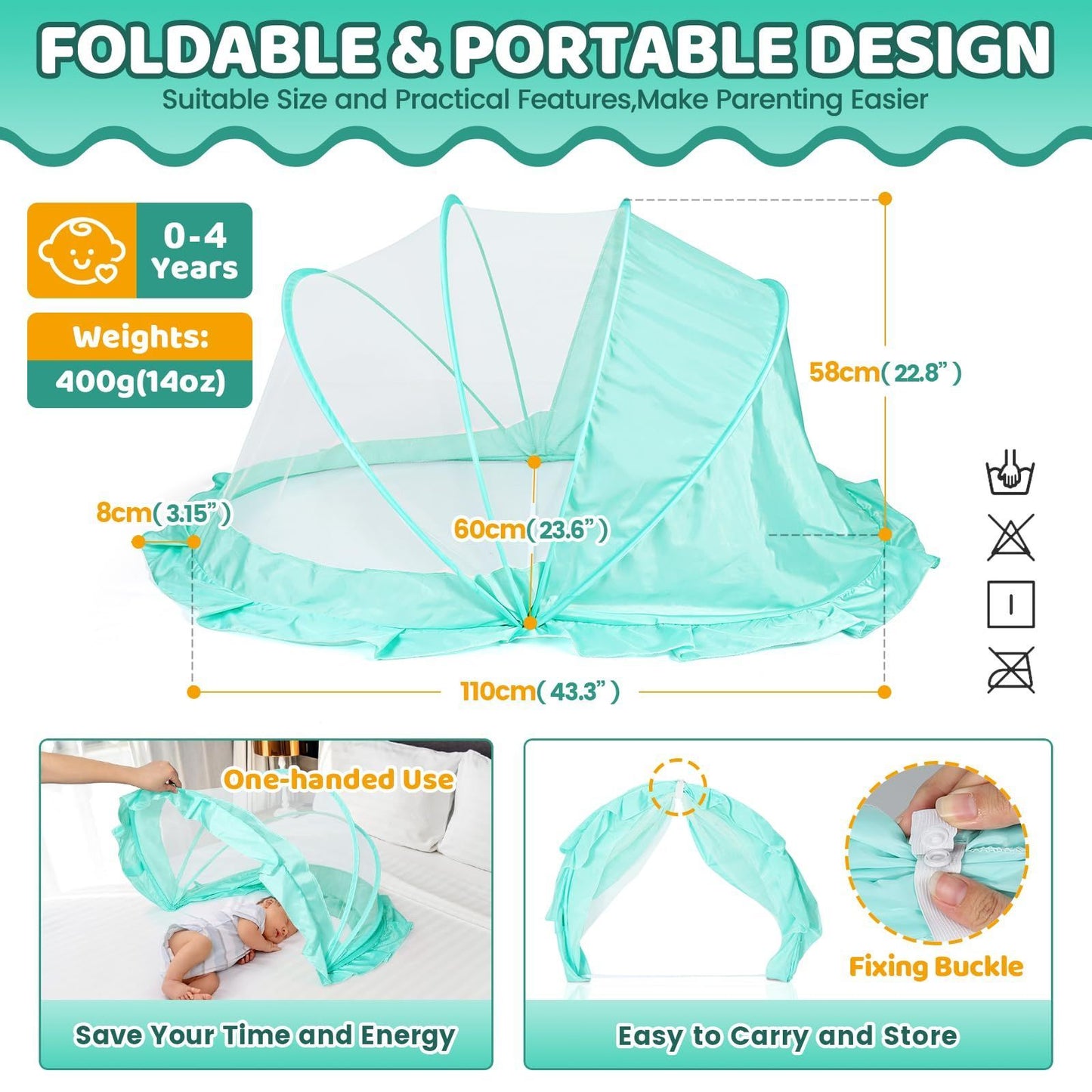 Folding Baby Mosquito Net | Limited Offer Upto 50% Off