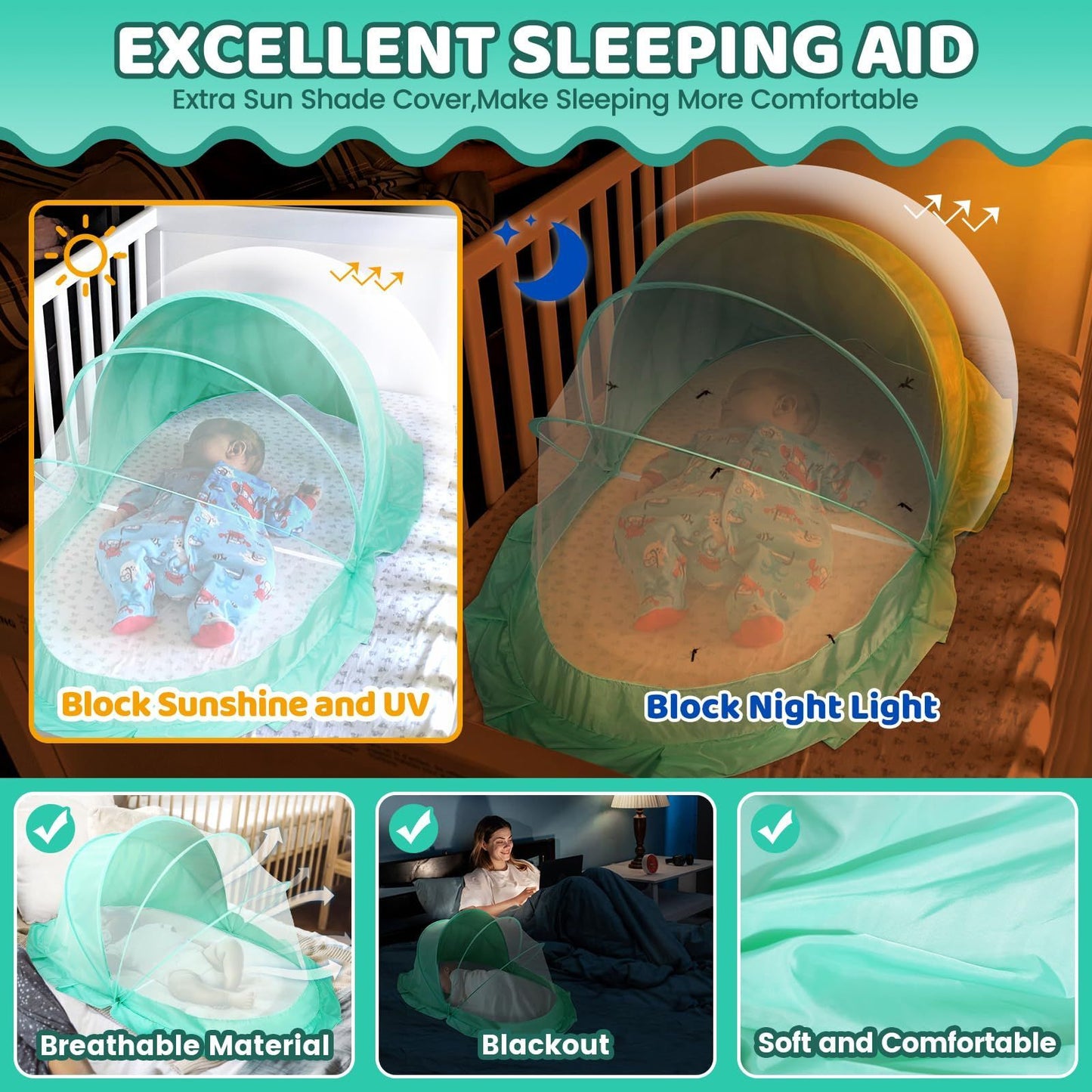 Folding Baby Mosquito Net | Limited Offer Upto 50% Off