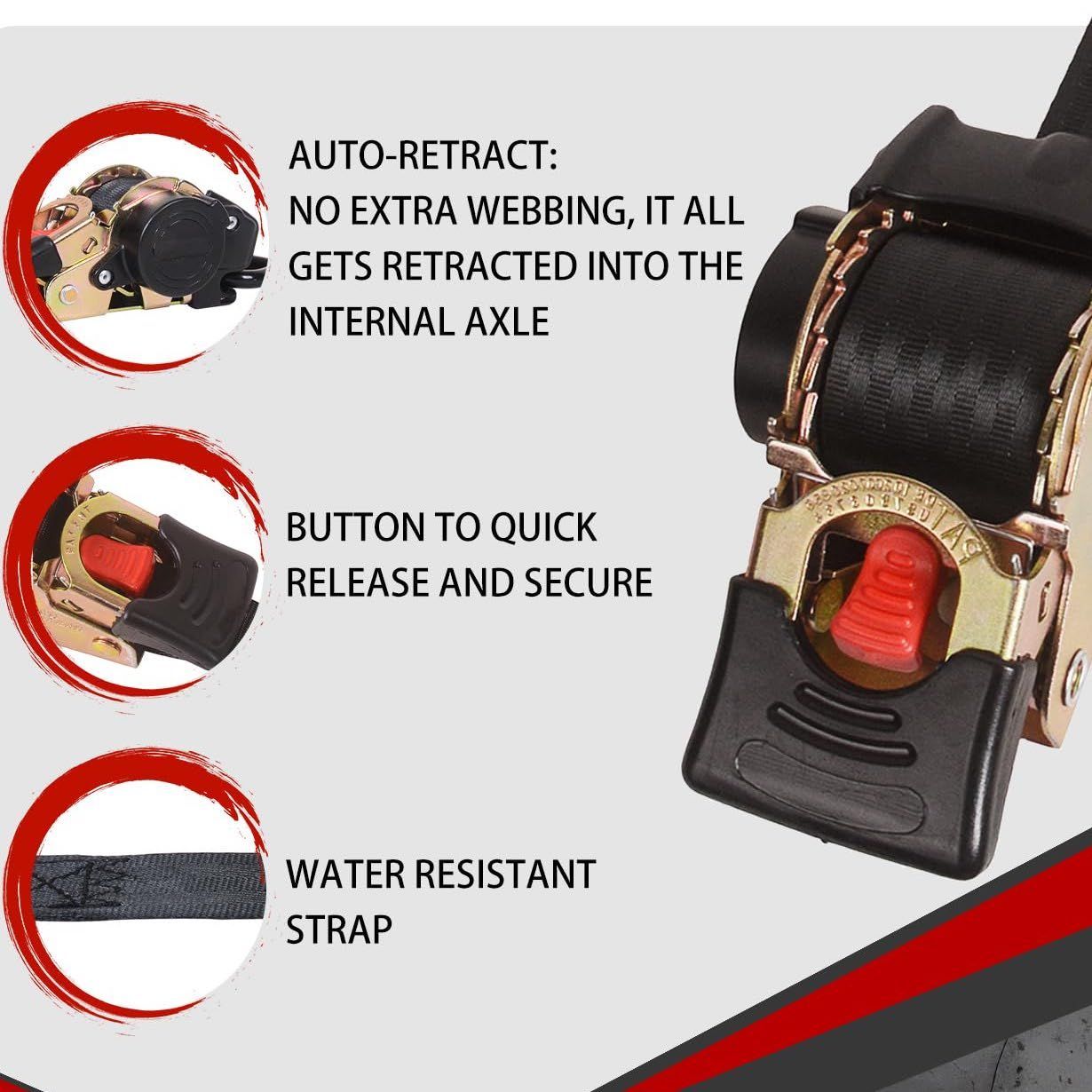 Retractable Ratchet Strap