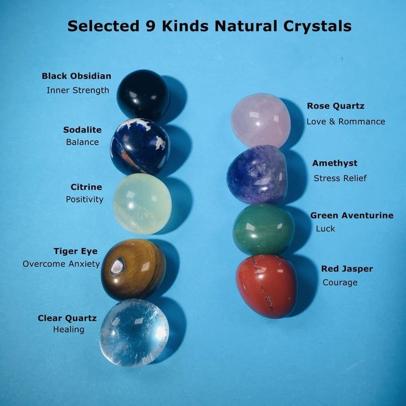 2025 Crystal Necklace Kit-9 Natural Crystal