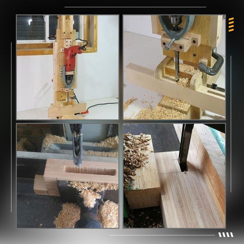 Woodworking Square Hole Drill Bits Kit