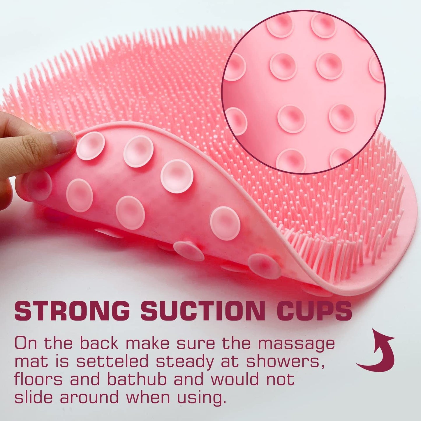 Suction Cup Shower Exfoliating Pad