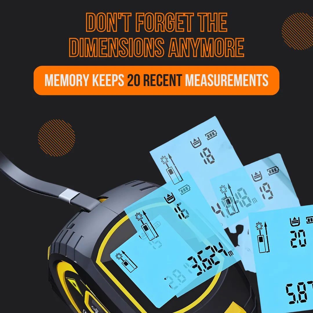 3-in-1 Laser Rangefinder Almighty Ruler