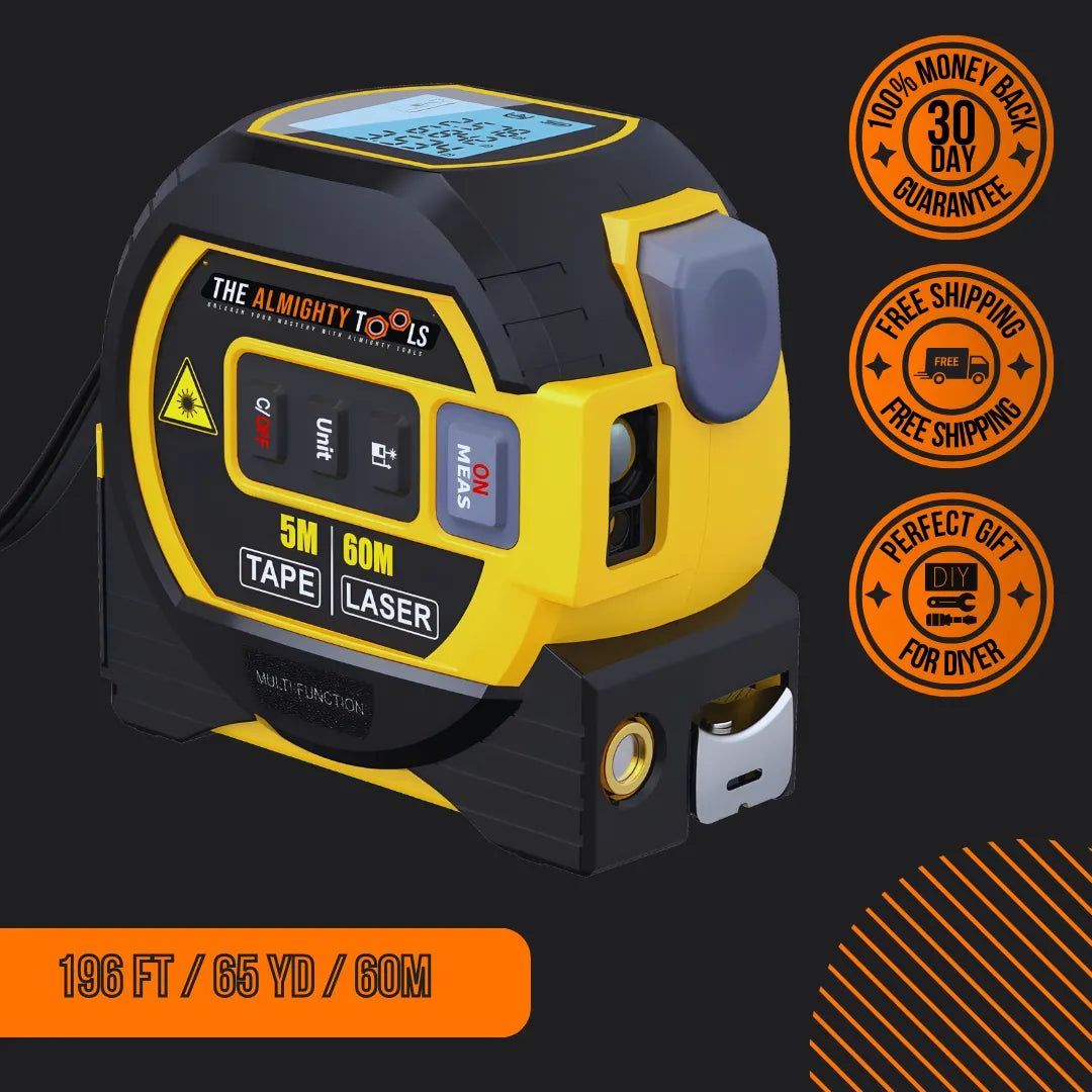 3-in-1 Laser Rangefinder Almighty Ruler
