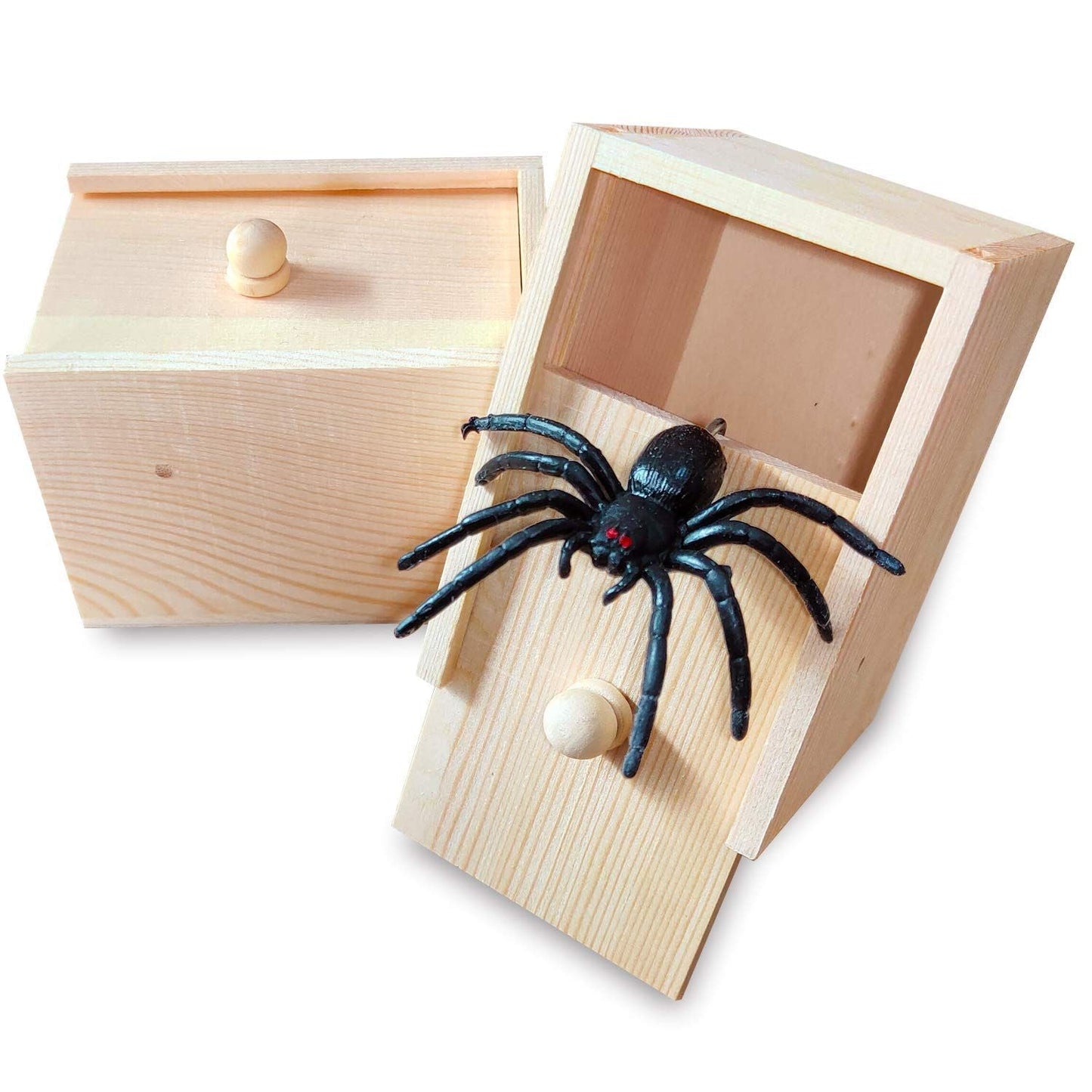 Rubber Spider Prank Surprise Box