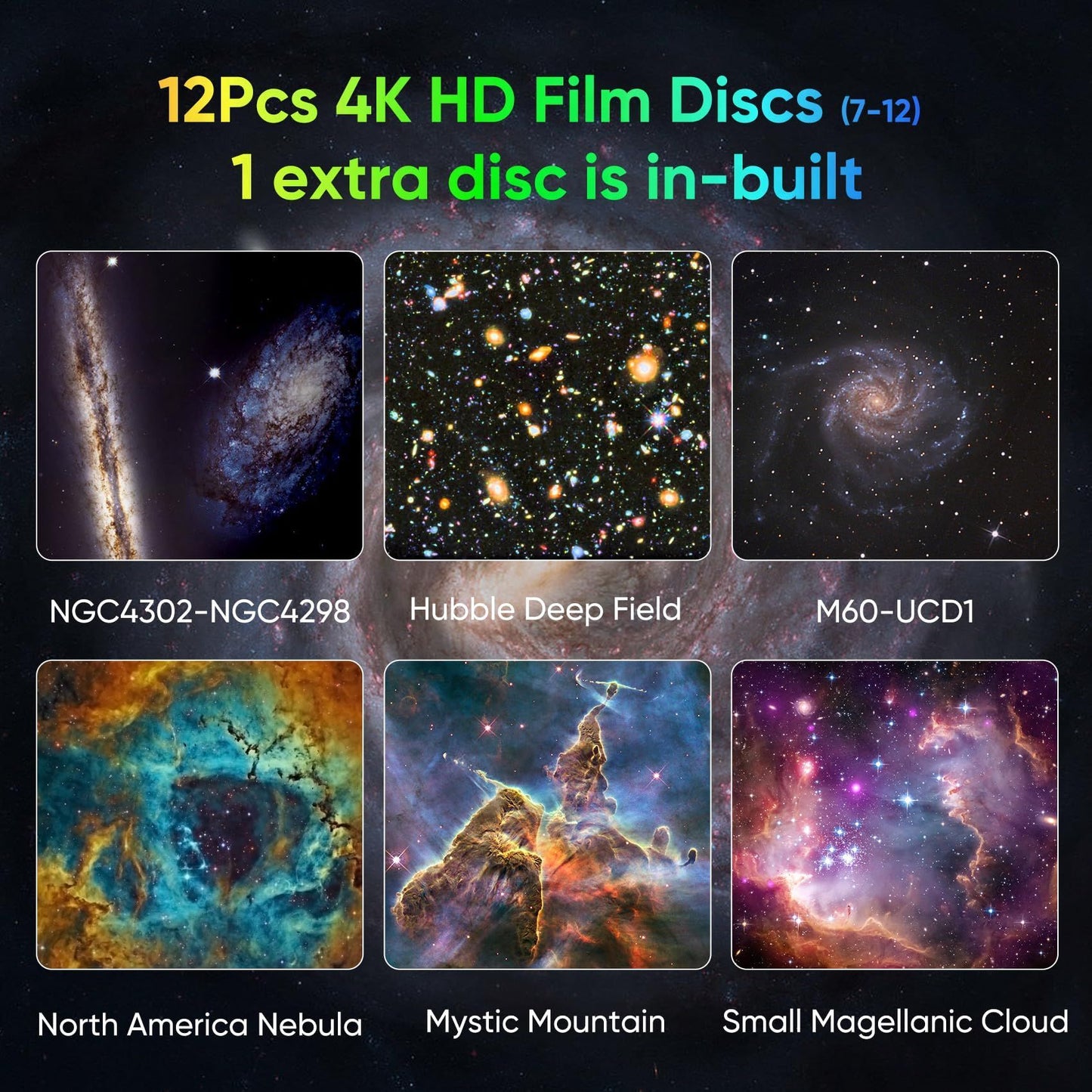 HD Image Star Galaxy Projector For Bedroom