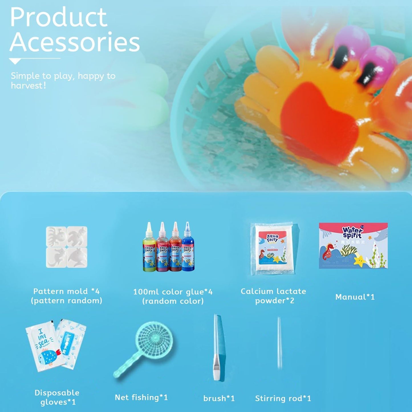 Magic Water Gel Toy Kit