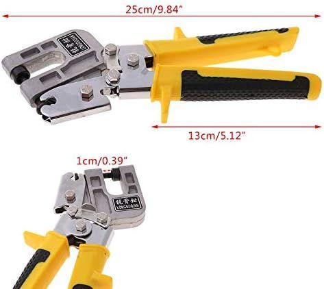 10 Inch High-Carbon Steel Handle Stud Crimper