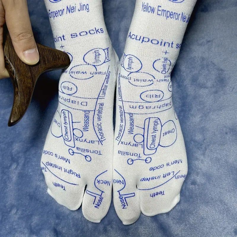 🔥Buy 1 Get 1 Free🔥Reflexology Chart Socks Set
