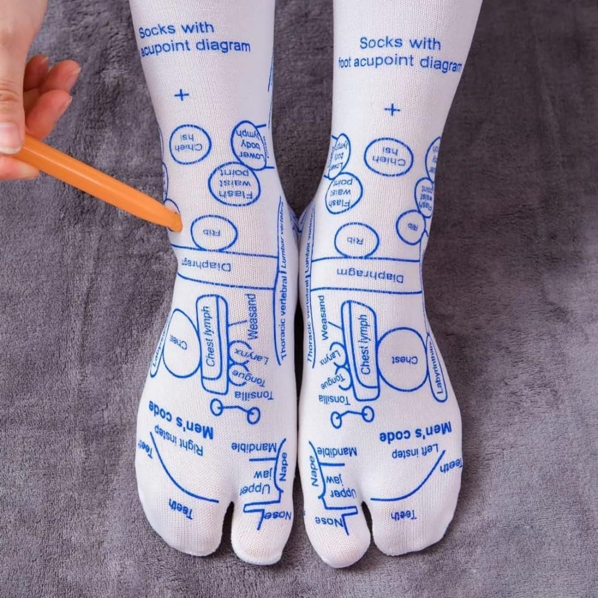 🔥Buy 1 Get 1 Free🔥Reflexology Chart Socks Set