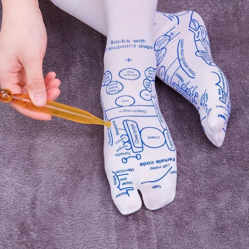 🔥Buy 1 Get 1 Free🔥Reflexology Chart Socks Set