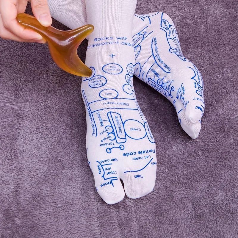 🔥Buy 1 Get 1 Free🔥Reflexology Chart Socks Set