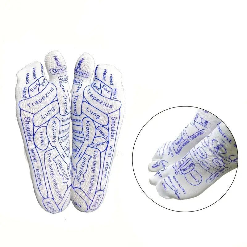 🔥Buy 1 Get 1 Free🔥Reflexology Chart Socks Set