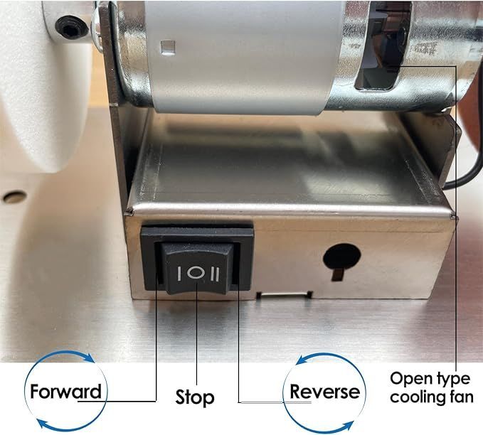7 Speed Adjustable Table Top Grinder Polisher