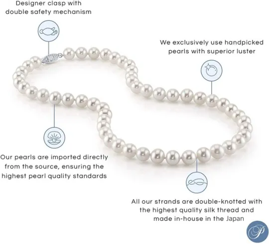⏰Limited Time Discount 50% OFF⏰ Japan AAAA Akoya Pearl Necklace