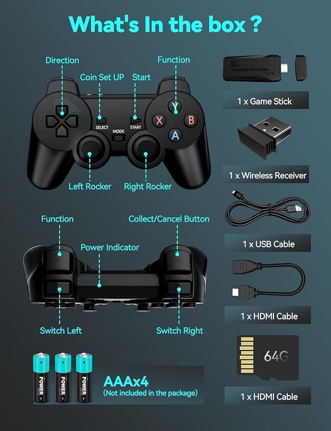 Newest 20000+ Games Retro Game Console