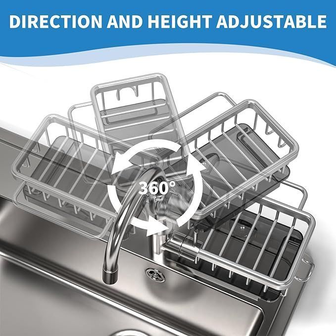 (2025 New Arrival) Kitchen Sink Faucet Organizer