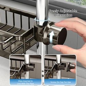 (2025 New Arrival) Kitchen Sink Faucet Organizer