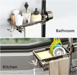 (2025 New Arrival) Kitchen Sink Faucet Organizer