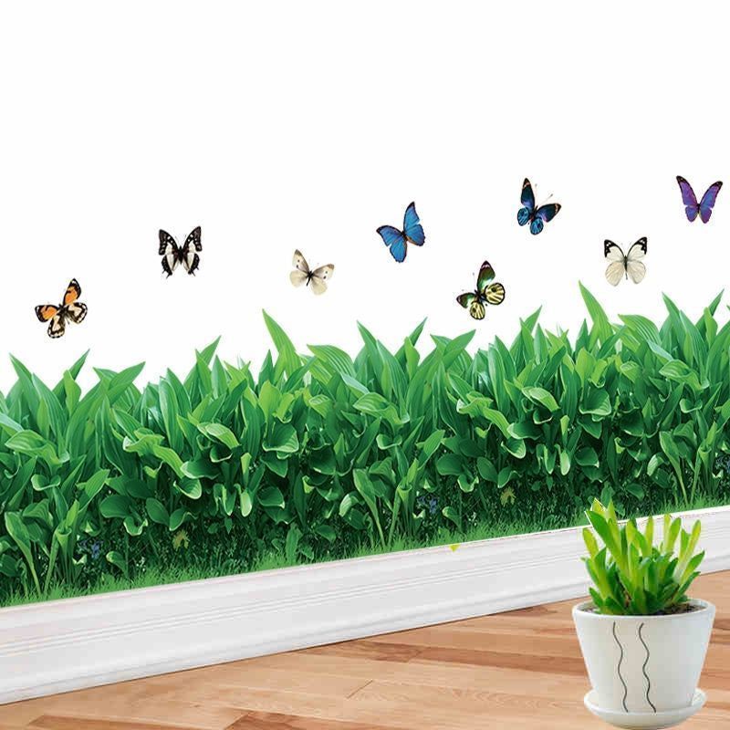 3d Green Grass Sticker