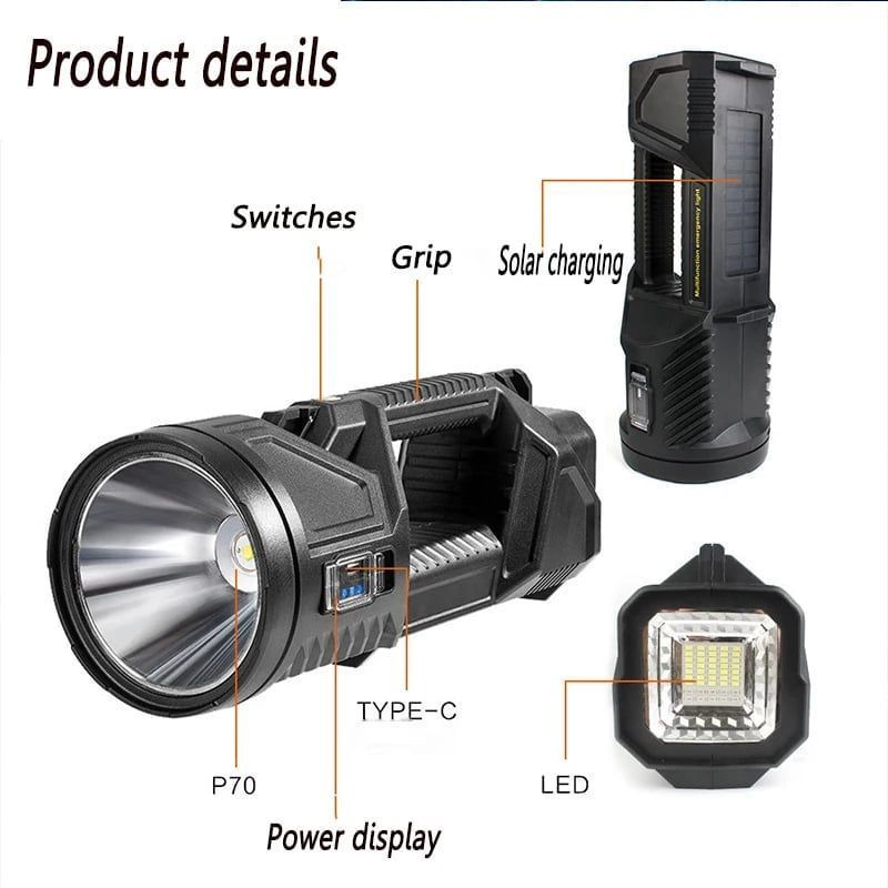 New German Waterproof Spot Lights Handheld Large searchlight