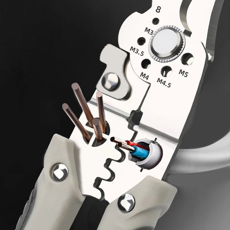 Practical Multi-function Wire Stripper Crimper