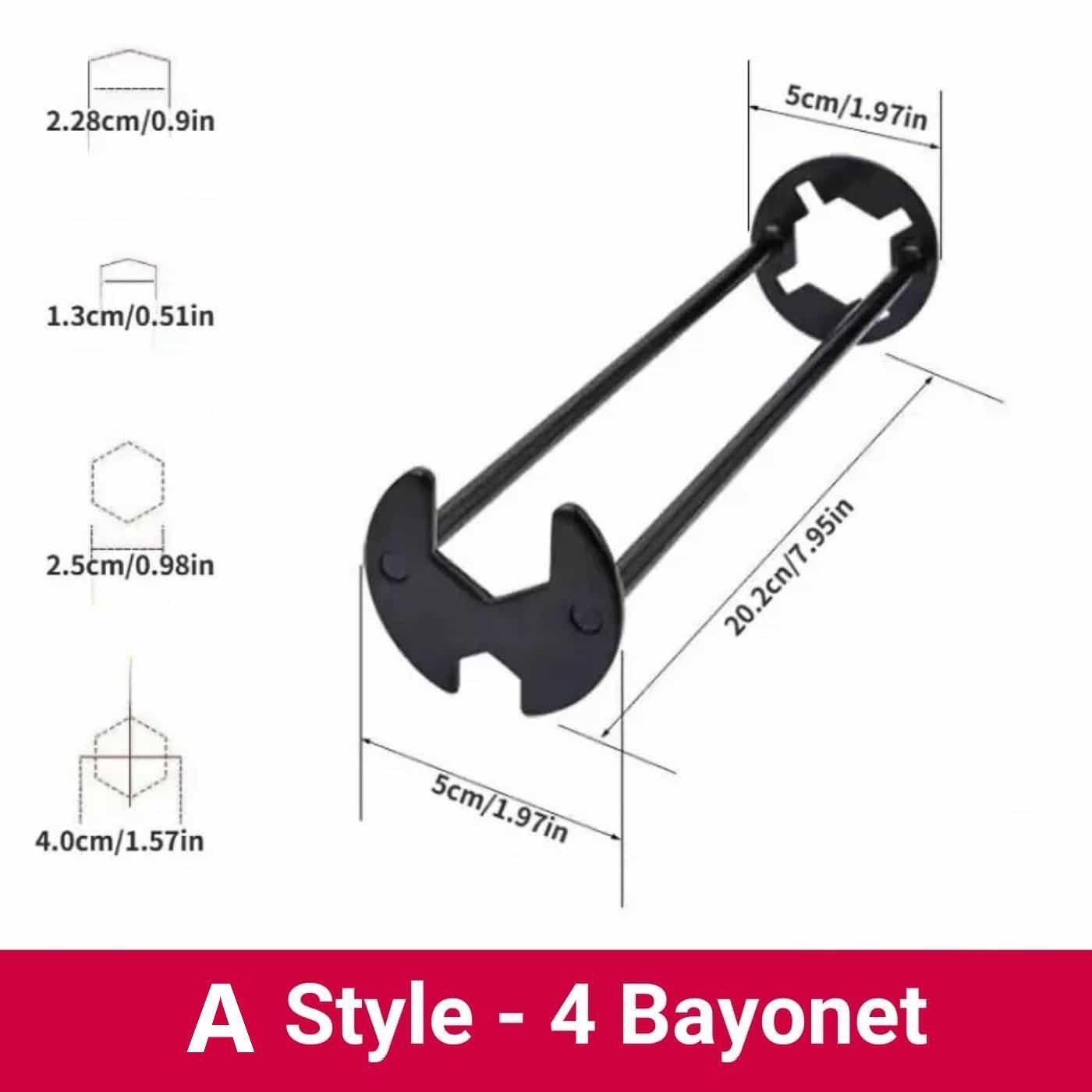 Multi-functional sink wrench