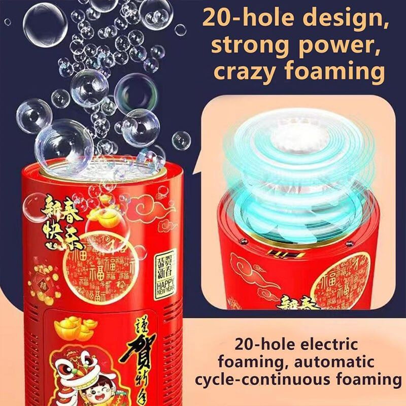 Portable Firework Bubble Machine