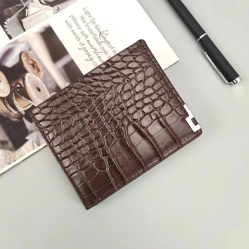 Handmade Genuine Alligator pattern mississippiensis Wallet