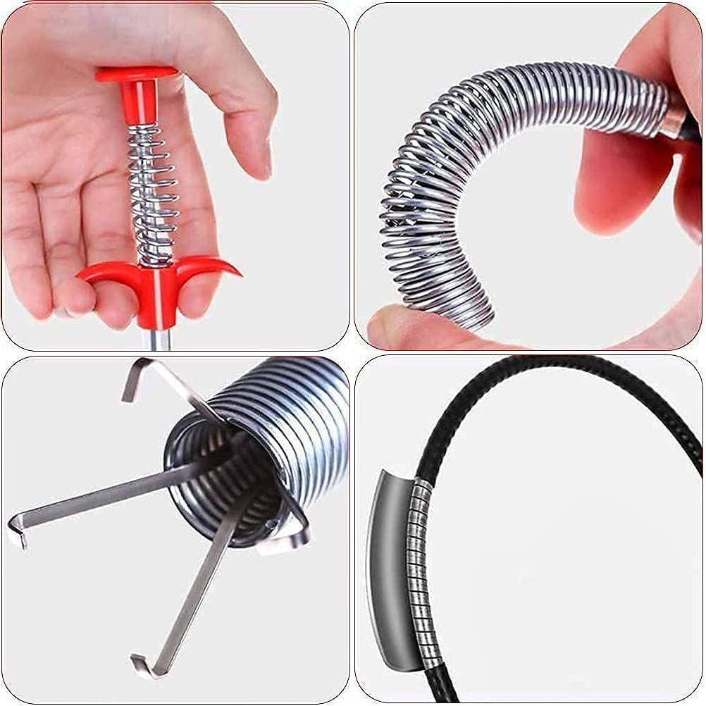 Hair Catching Drain Cleaner Wire ABS and Stainless Steel