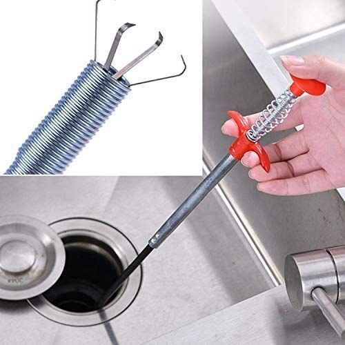 Hair Catching Drain Cleaner Wire ABS and Stainless Steel
