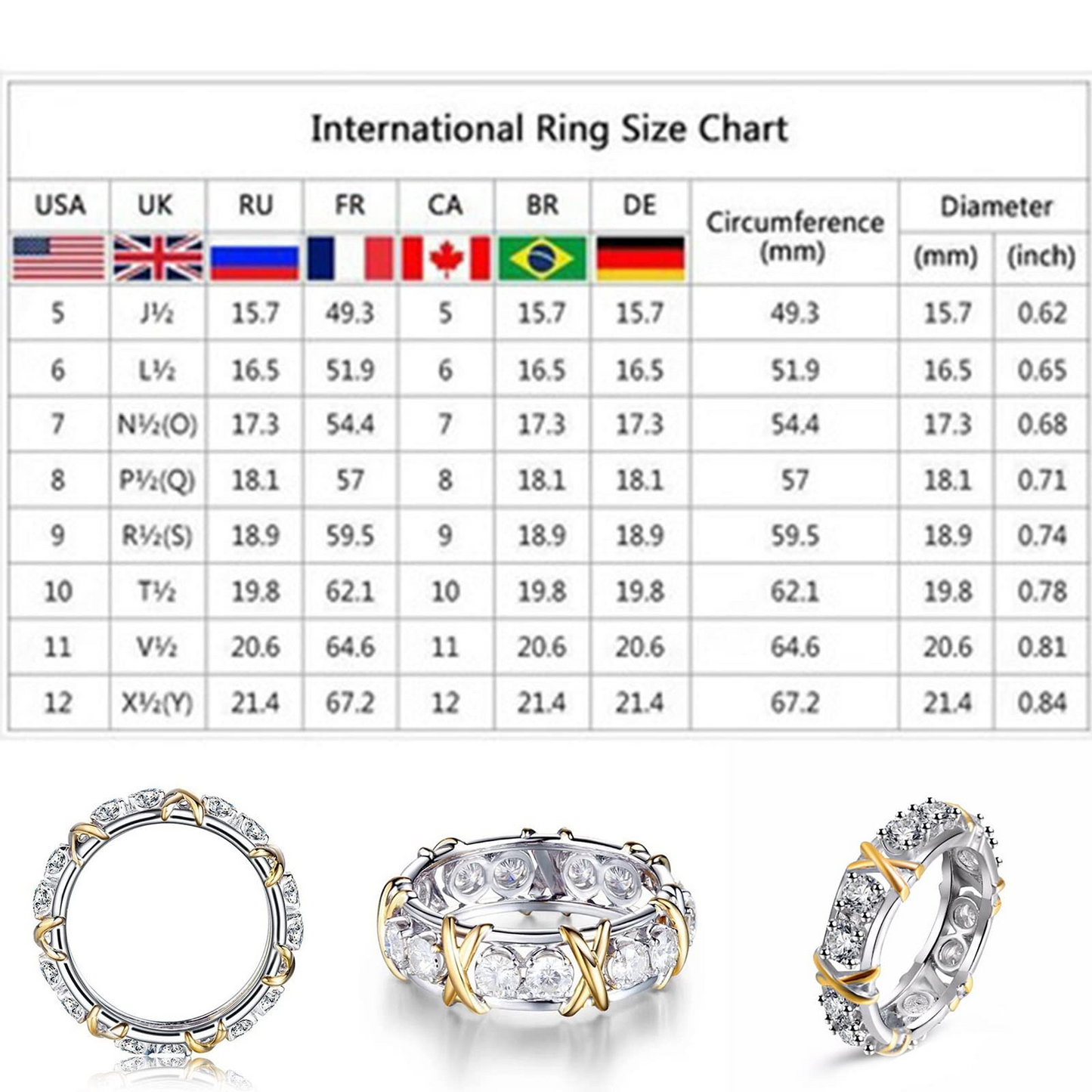 Magnetology Moissanite Diamond Ring