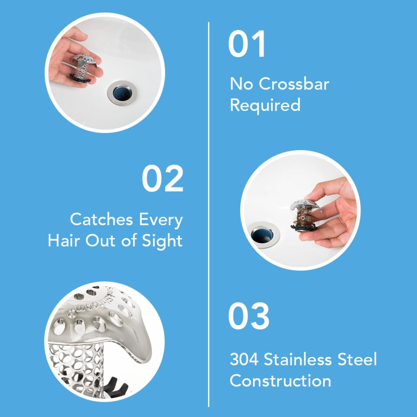 Ultra Revolutionary Bathroom Sink Drain Protector