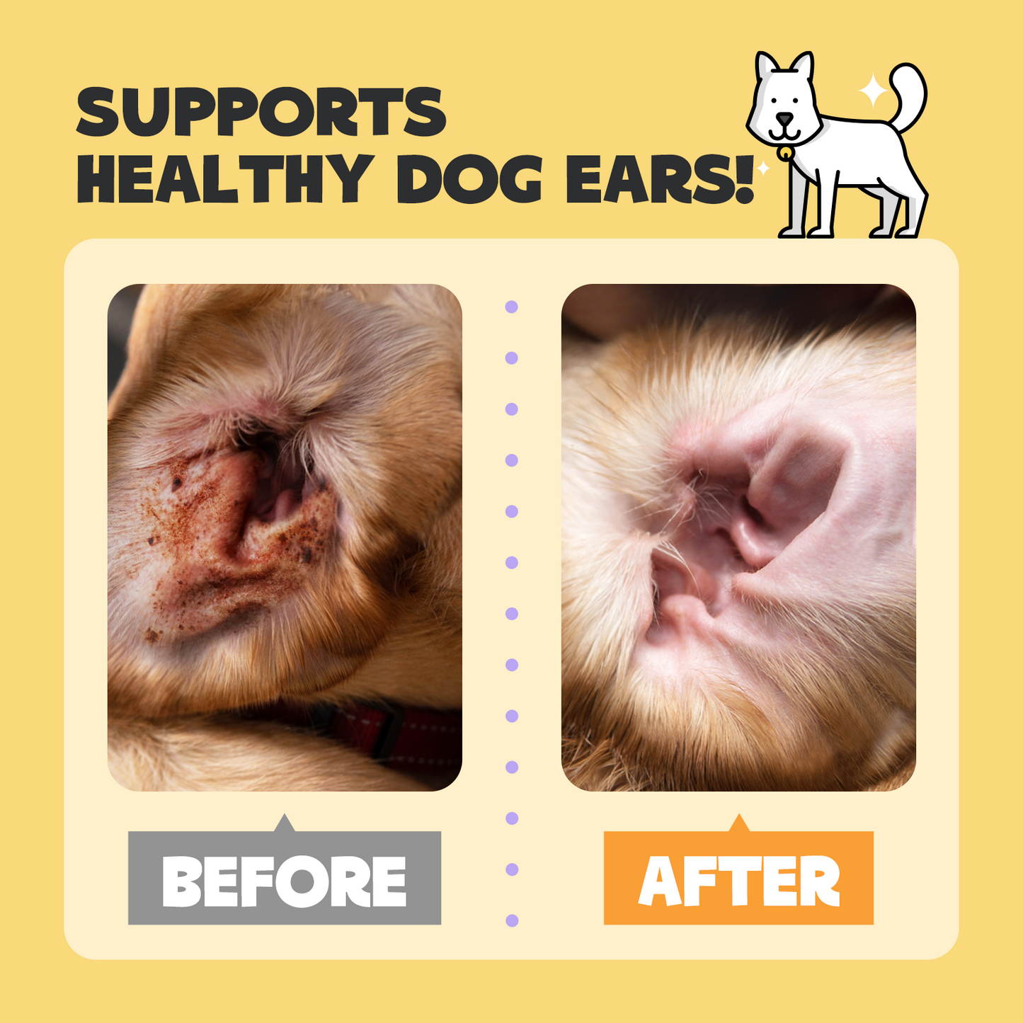 Pet Ear Relief Finger Wipes-100 Pcs
