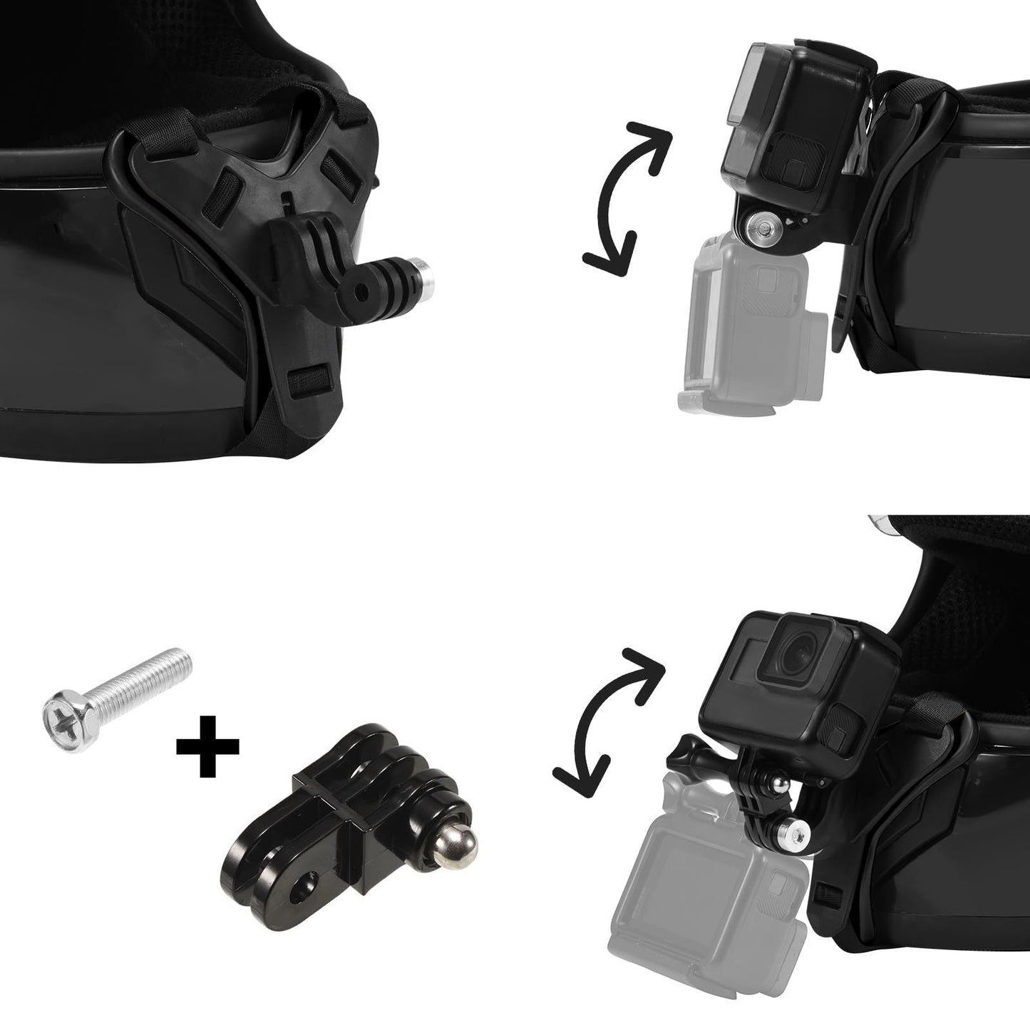 Motorcycle Helmet Chin Strap Mount