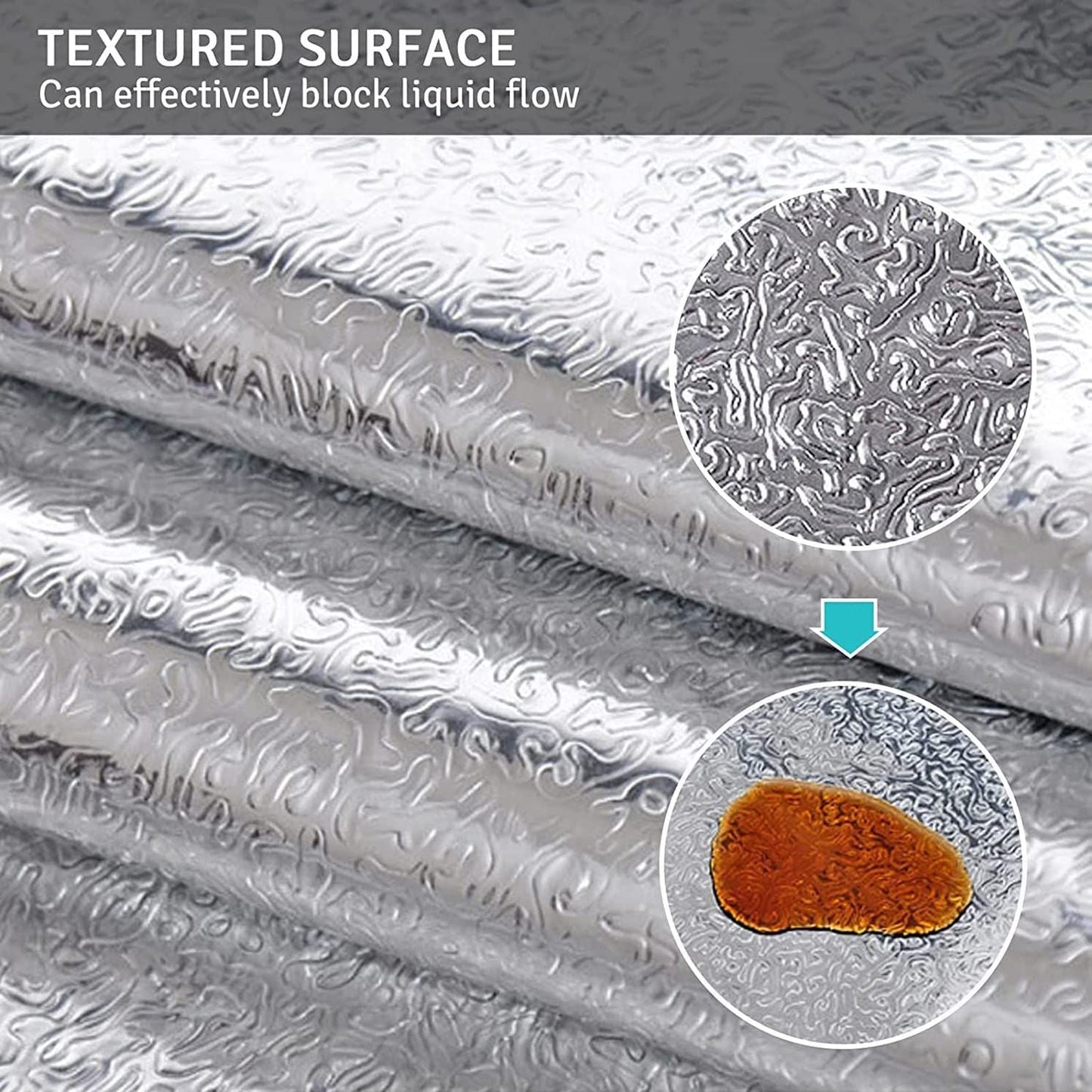 Kitchen Oil Proof Aluminum Self-Adhesive Sticker