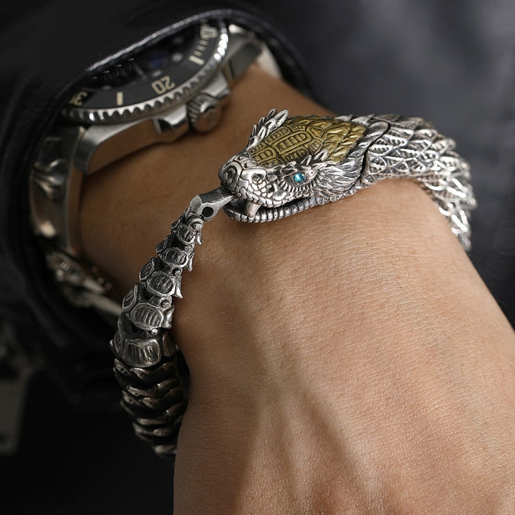 JÖRMUNGANDR - The World Serpent Bracelet | Handcrafted Viking Jewelry