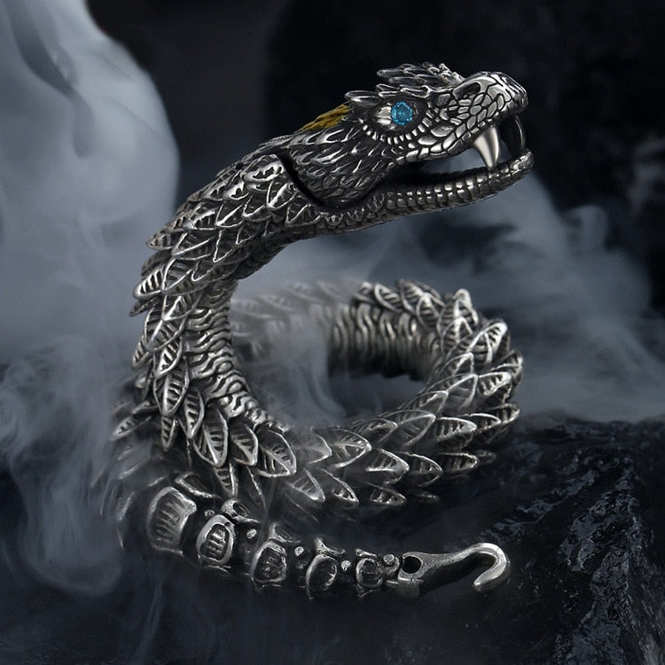 JÖRMUNGANDR - The World Serpent Bracelet | Handcrafted Viking Jewelry
