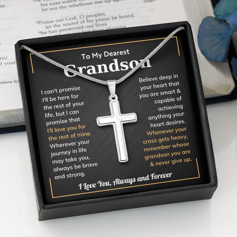 Cross Grandson Necklace From Grandma