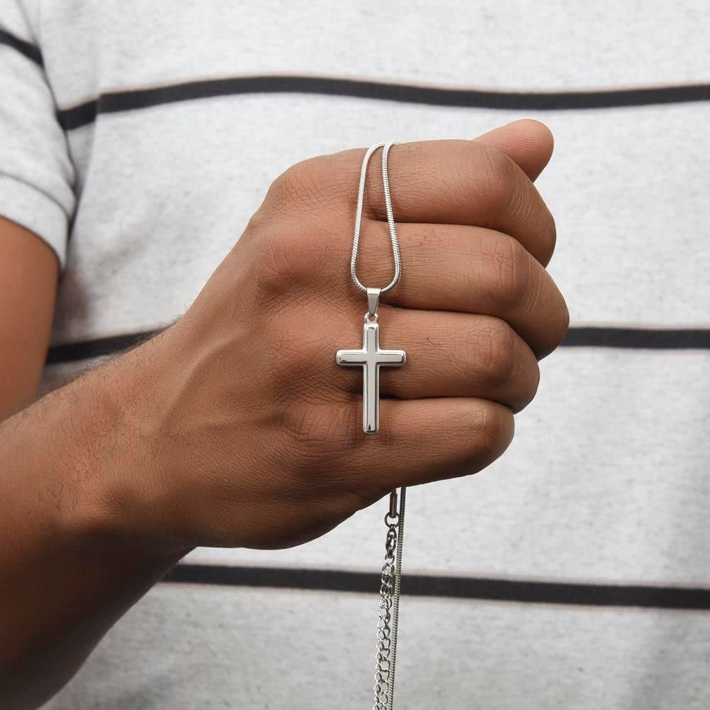 Cross Grandson Necklace From Grandma