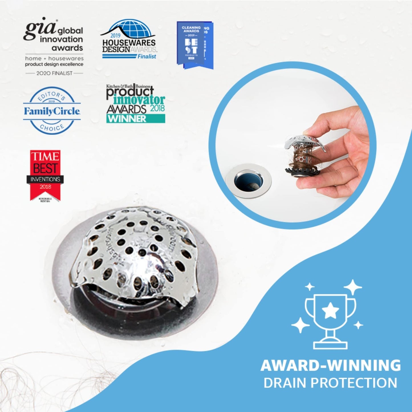Ultra Revolutionary Bathroom Sink Drain Protector